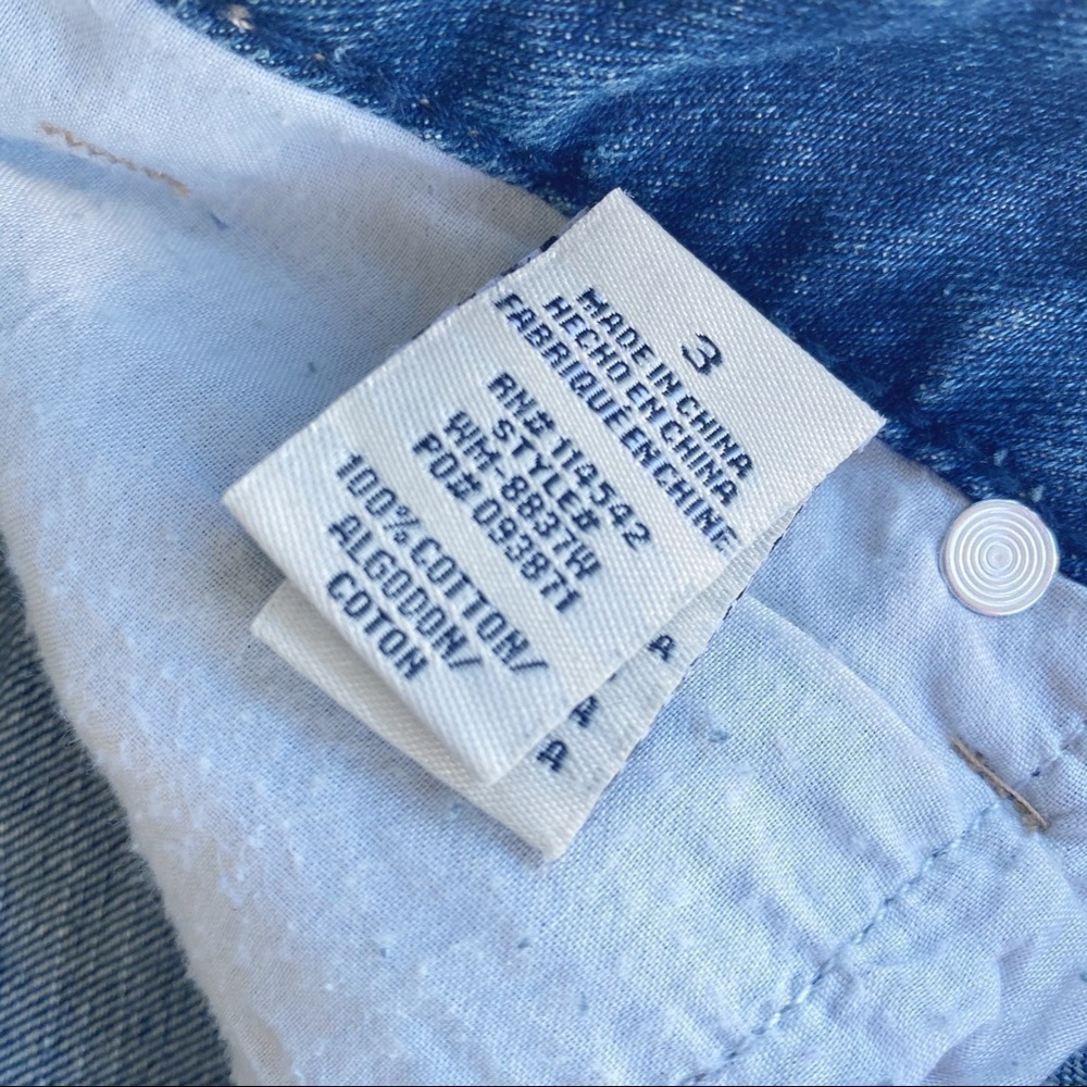 Dollhouse Hi Rise jean shorts, side ties Size 3 - Picture 8 of 11